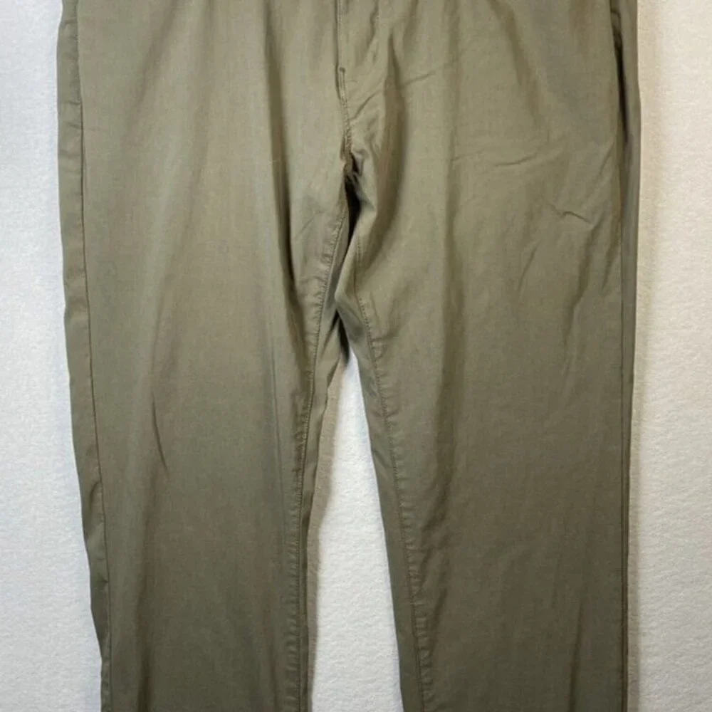 Weatherproof Performance Pants Mens 38 X 32 Vintage Faille Straight Olive W2S515
